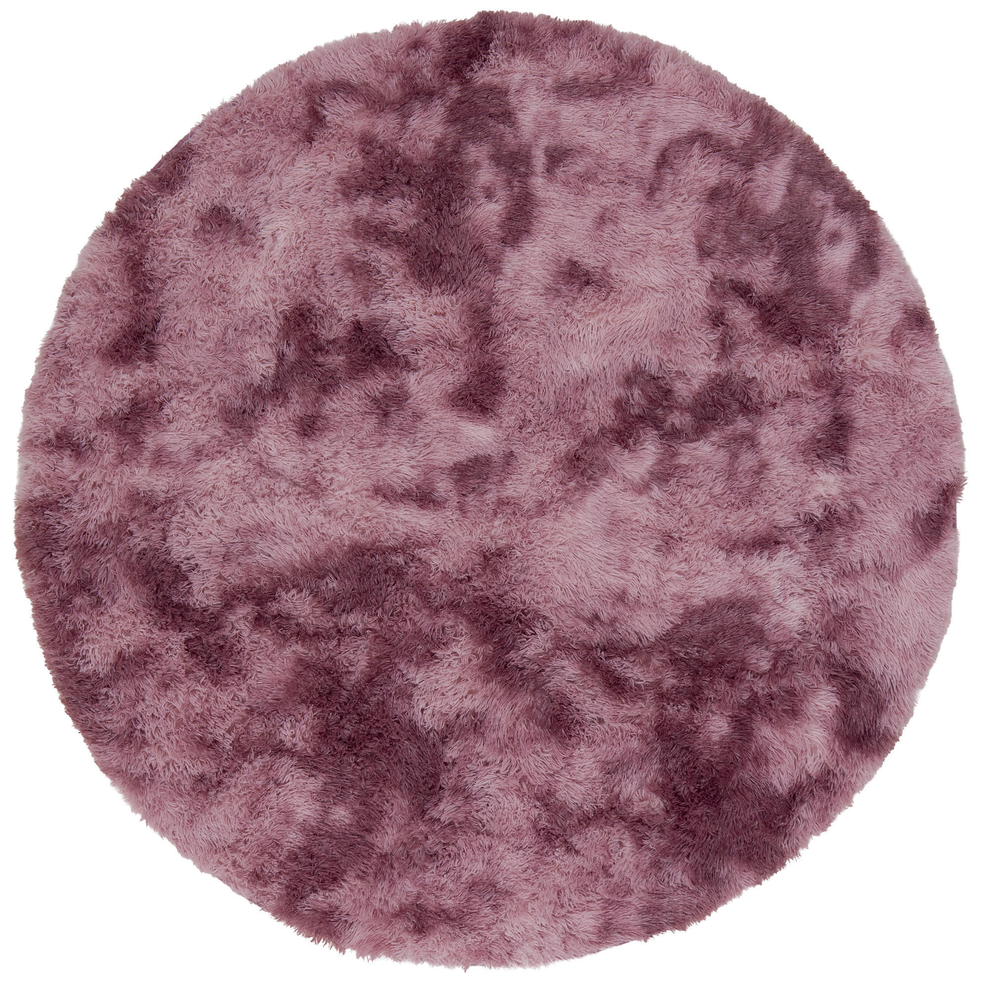 HOCHFLOR SHAGGY TEPPICH FLUFFY RUND - Altrosa, Textil (160/160cm) - Pergamon