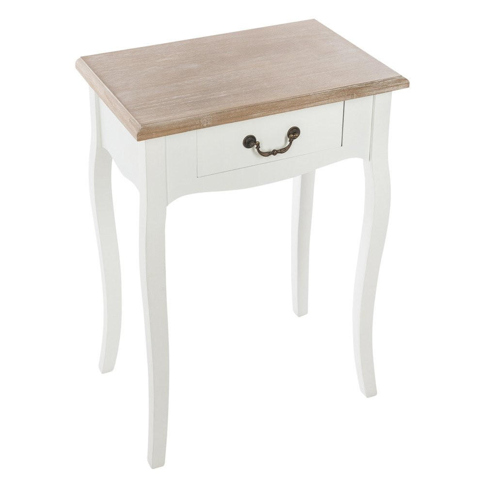 Atmosphera Createur d´interieur Beistelltisch Weiß 30x65x47 cm