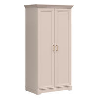 SCHRANK 2 Türen Perle Kaschmir - Beige, Holzwerkstoff (99.5/197/67.5cm) - Petits-meubles