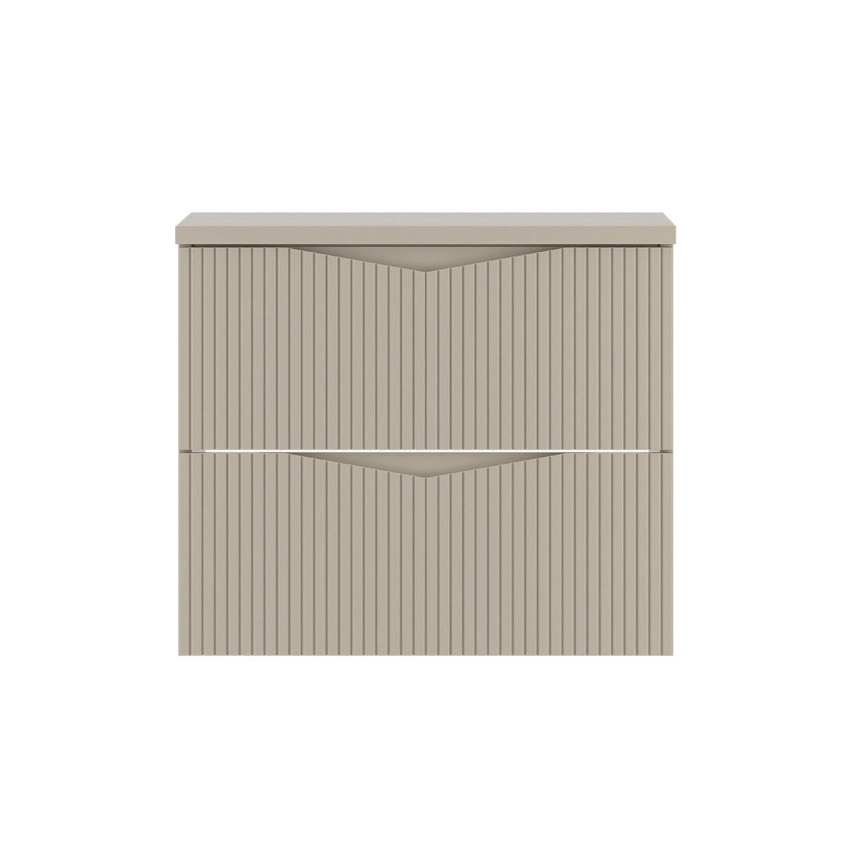 WASCHTISCHUNTERSCHRANK 60.6cm Tao Kaschmir - Beige, Holzwerkstoff (60.6/52.2/46.5cm) - Petits-meubles