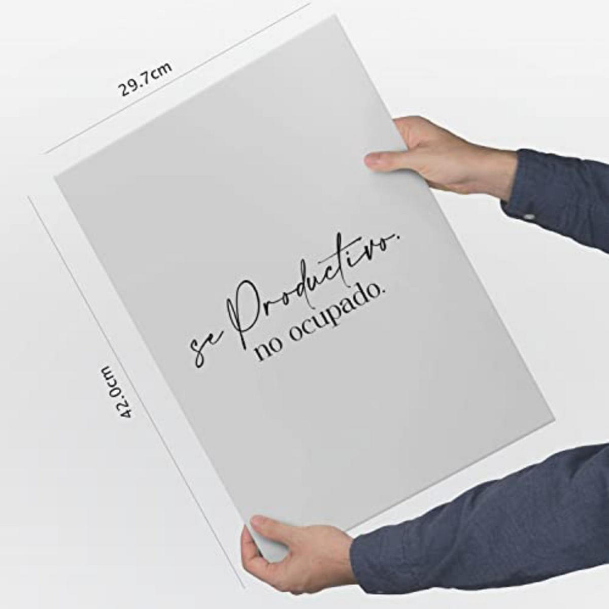 POSTER Set mit 4 Jetzt TypografieStil A3 Rahmenlos - Klar, Papier (29.7/3cm) - Nacnic