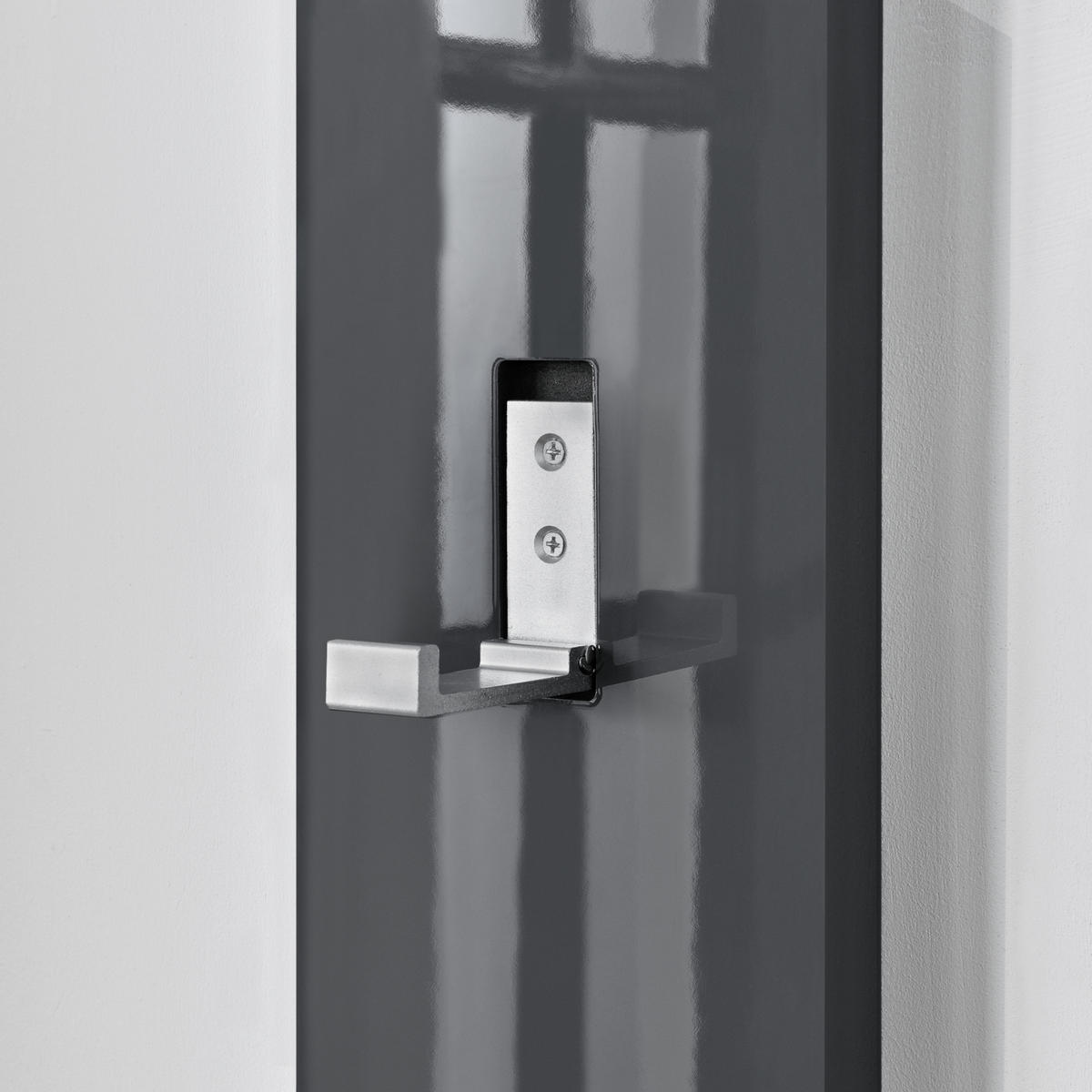 HAKENLEISTE Hansnes - Grau, Holzwerkstoff/Metall (15/165/3cm) - [en.casa]