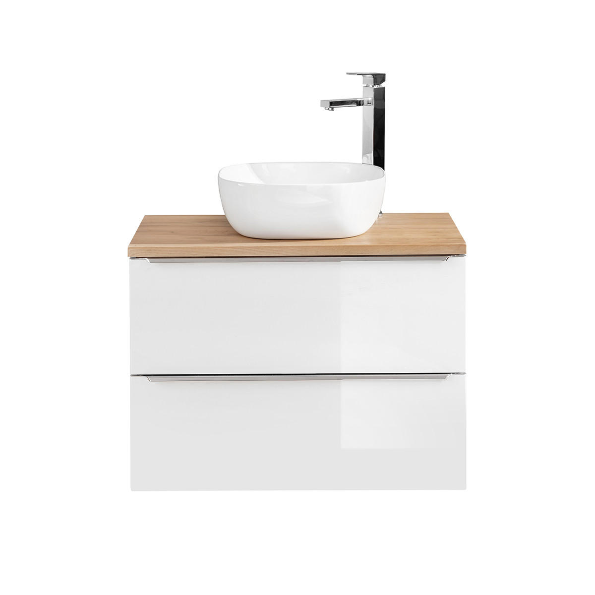 WASCHTISCH 80.4cm April Weiß - Weiß, Holzwerkstoff (80.4/59/46cm) - Petits-meubles