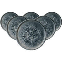 PIZZATELLER Grana blau-grau ø 30 cm 6er Set - Blaugrau, Keramik (30cm) - Ritzenhoff Breker