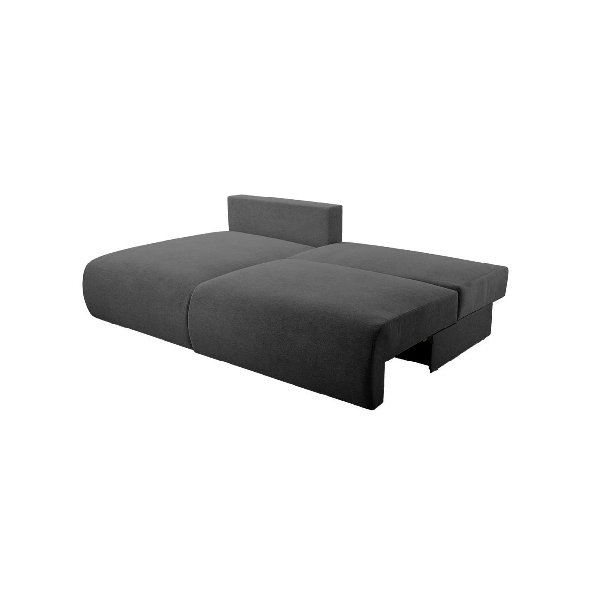 ECKSOFA Ripley mit Schlaffunktion, Anthrazit - Anthrazit, Textil (223/150cm) - Fedve