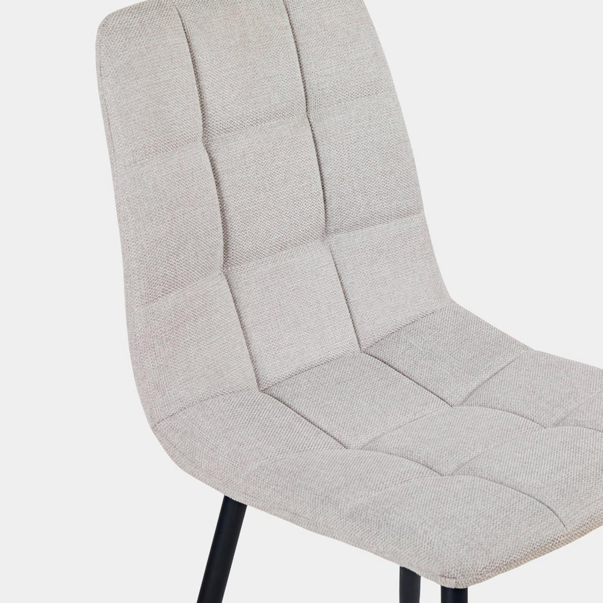 ESSZIMMERSTUHL Ailan Grau 43 cm x 88 cm - Grau, Textil (43/88/56cm) - Klast Home