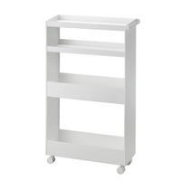 KÜCHENWAGEN Tower weiß 48/80/12 cm - Weiß, Metall (48/80.5/12cm) - Yamazaki