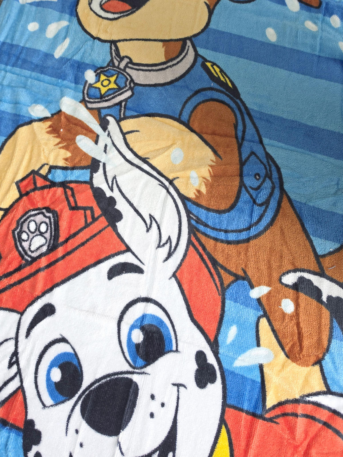 STRANDTUCH Paw Patrol Chase & Marshall Blau 120 x 60 cm - Blau, Textil (120/60cm) - Paw Patrol