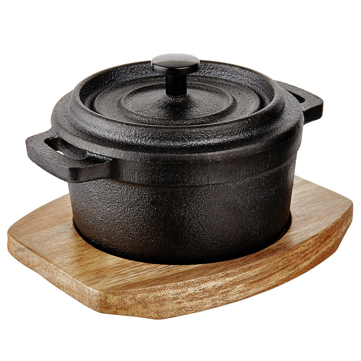 MINI-SERVIERTOPF Hot Iron - Schwarz, Metall (14/11/9cm) - Butlers