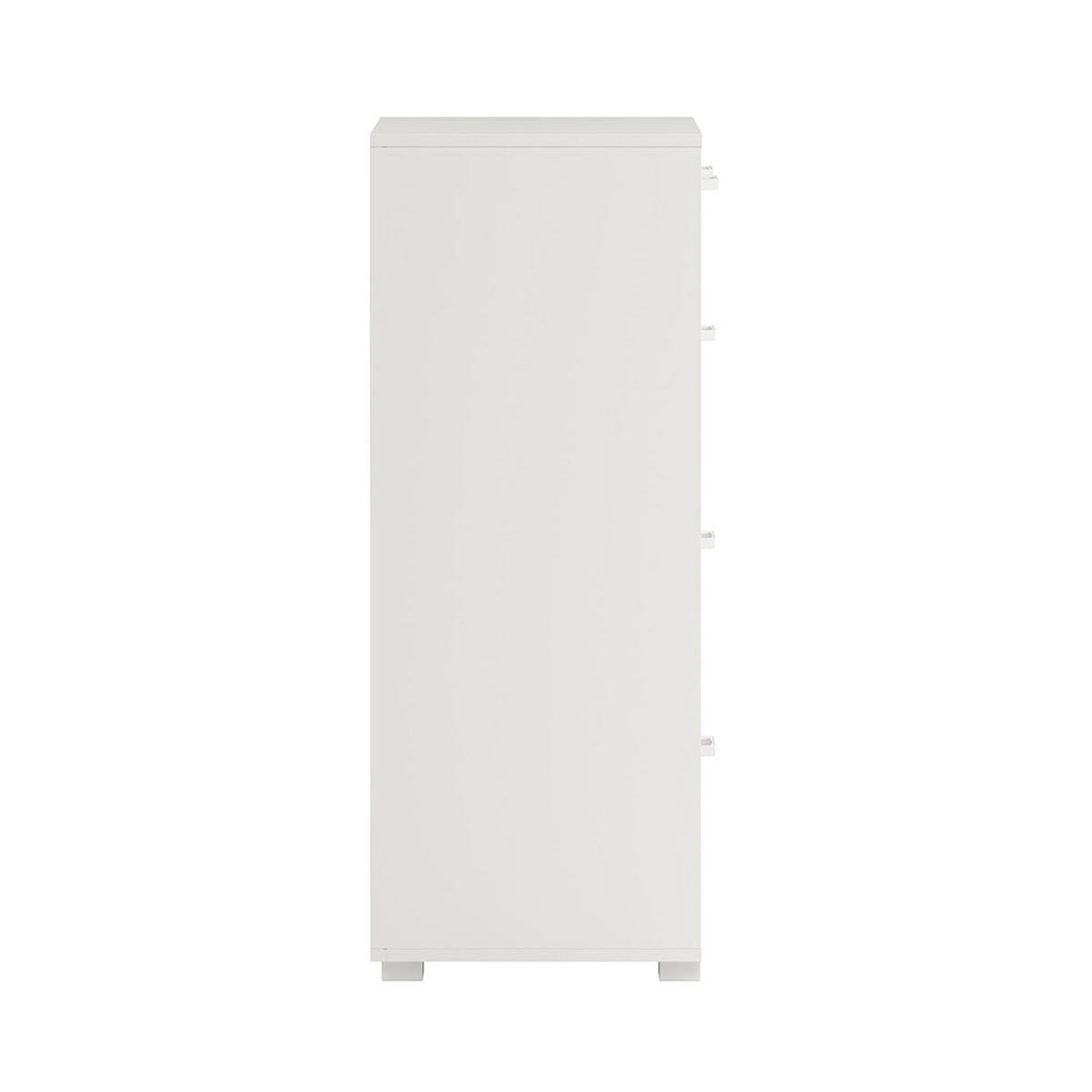 KOMMODE, Sofia, Weiß, Holzwerkstoff, 71 x 40 x 102 cm - Weiß, Holzwerkstoff (71/102/40cm) - ebuy24