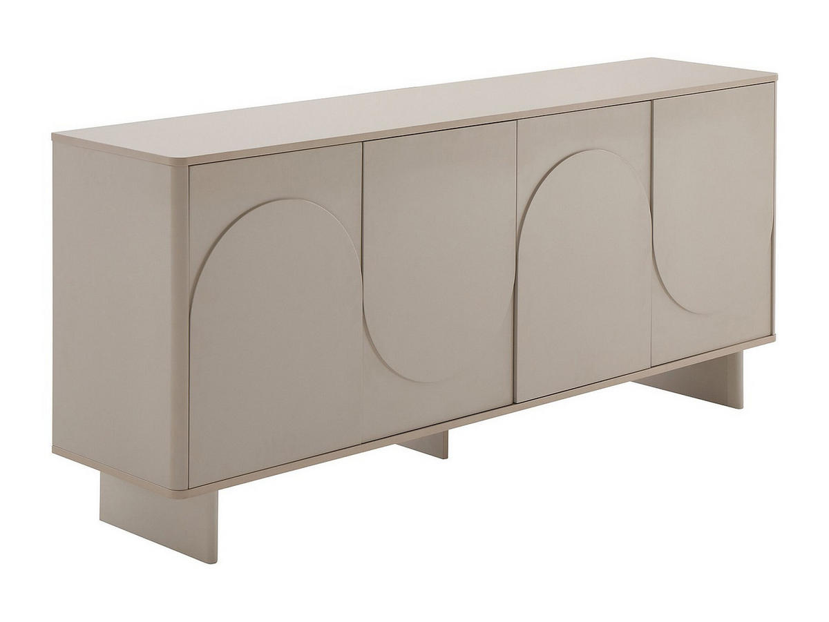 SIDEBOARD - 180 cm x 40 cm - holz - beige Delorina - Beige, Holz (180/80.5/40cm) - Vente-Unique