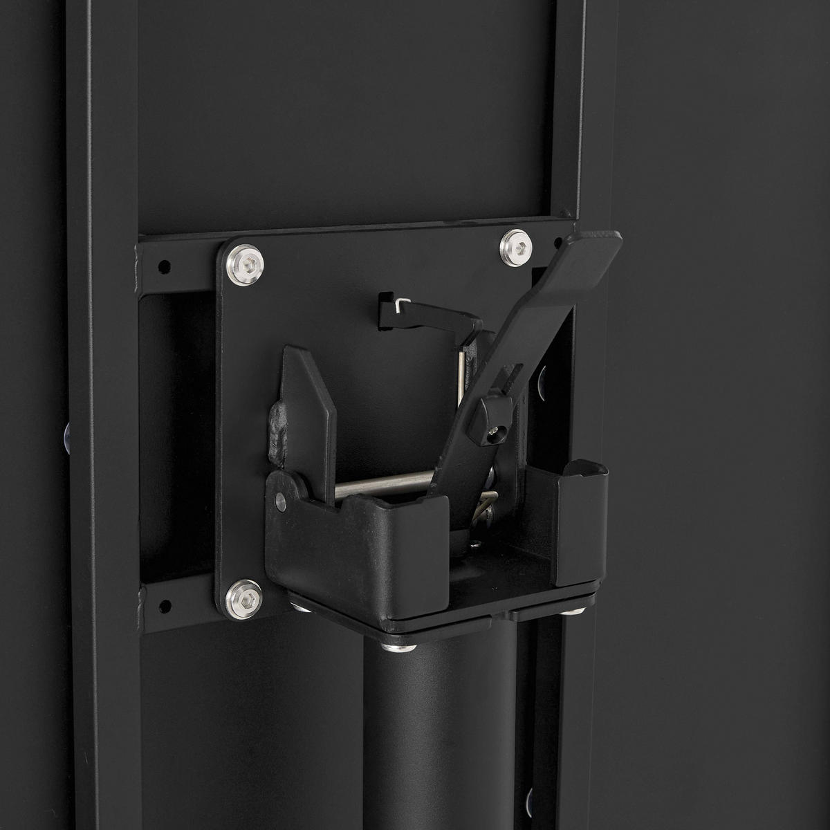 BISTROTISCH, Anthrazitgrau - Grau, Metall (70/70/72cm) - Oviala