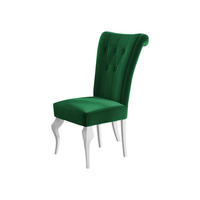 POLSTERSTUHL Frigene 01 - Smaragdgrün/Weiß, Holz/Textil (52/100/70cm) - MIRJAN24