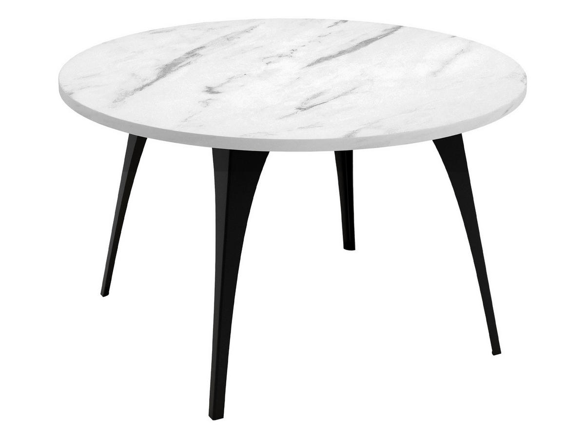 COUCHTISCH Frida - Weiß Hochglanz/Schwarz, Holzwerkstoff/Metall (75/75/45cm) - MIRJAN24