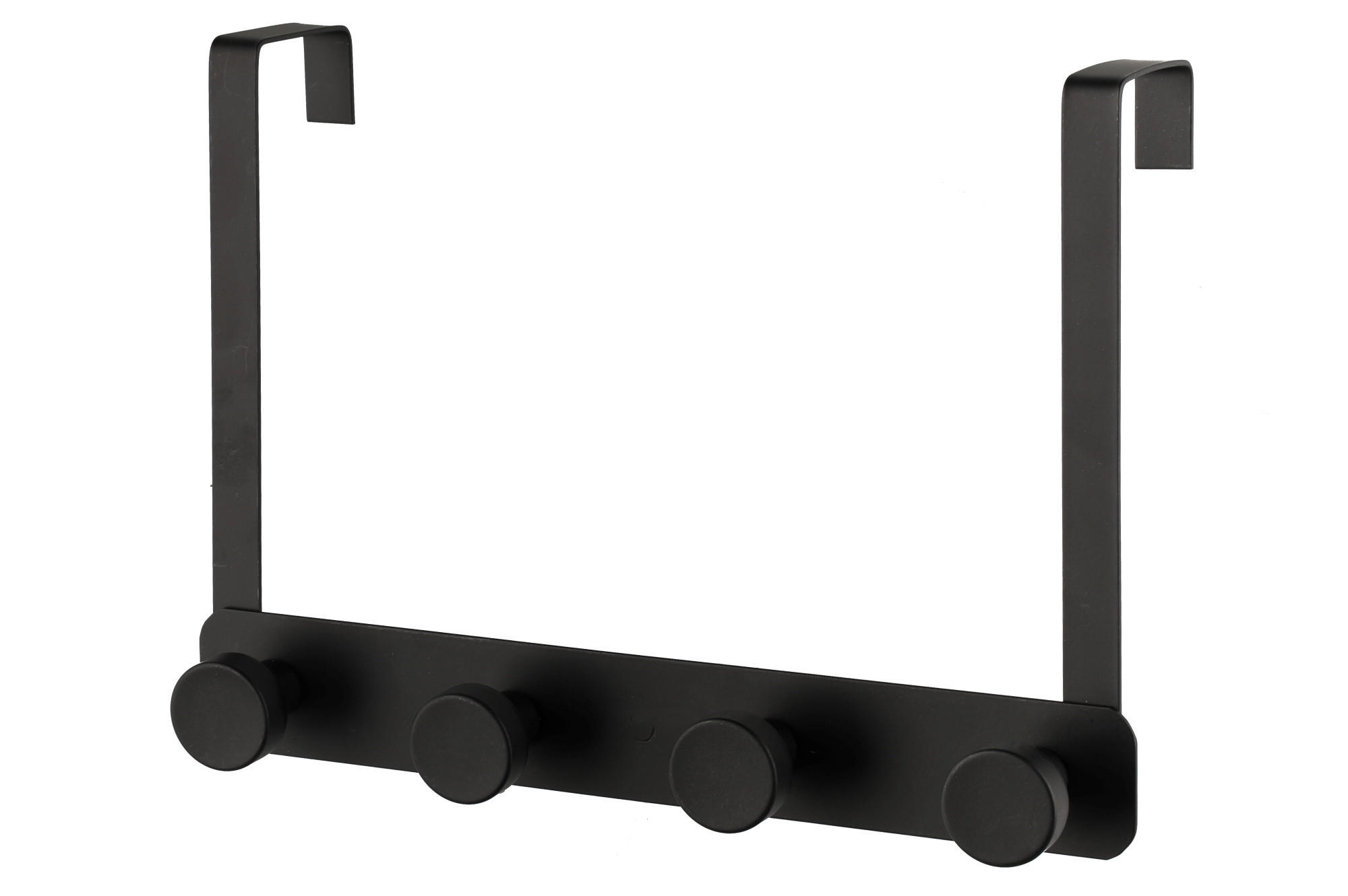 TÜRHÄNGER Metall Robin 4 Haken - Schwarz, Metall (27/20/8cm)