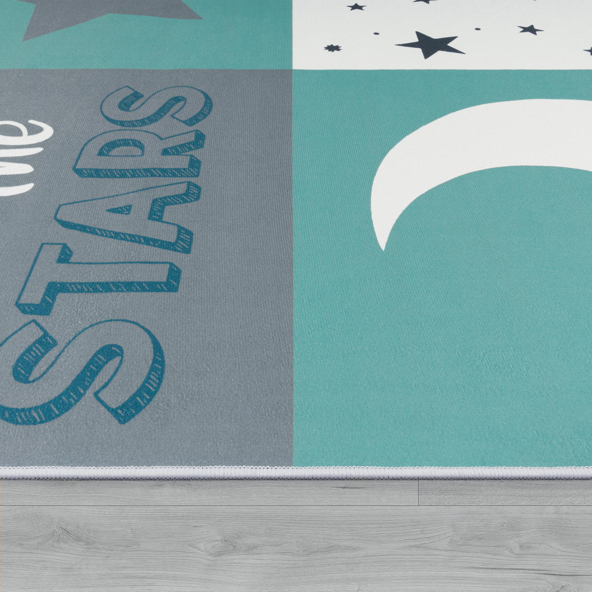 KINDERTEPPICH 160/230 cm Aleyna 101 - Türkis, Textil (160/230cm) - Paco Home