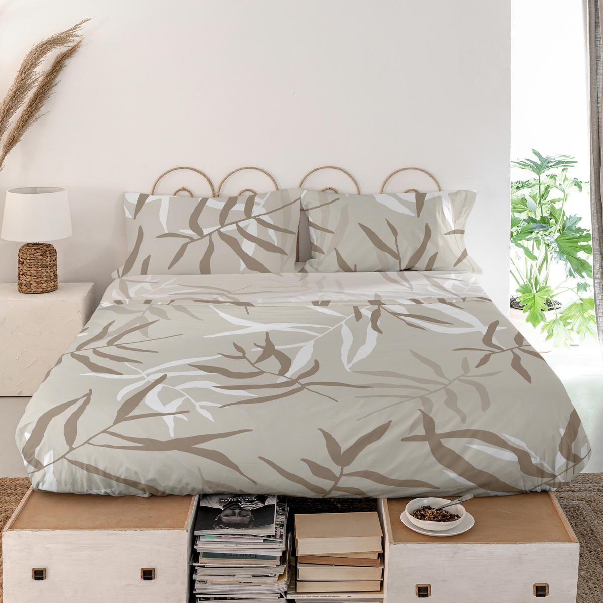 OBERBETTLAKEN maple 180x270 cm mehrfarbig - Multicolor, Textil (180/270cm) - Happy Friday