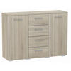 KOMMODE Helena 2D4S Sonoma Eiche 120/35/84,5 cm - Sonoma Eiche, Holzwerkstoff (120/84.5/35cm) - Matkam Möbel
