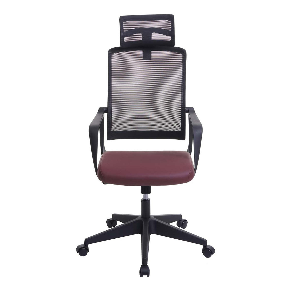 BÜROSTUHL Rot - Rot, Textil (64/128/66cm) - MCW