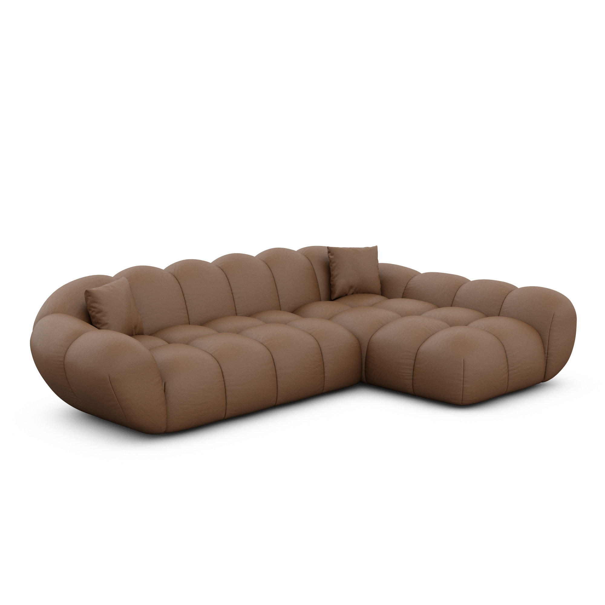 Varoyal Ecksofa Braun 265x160 cm