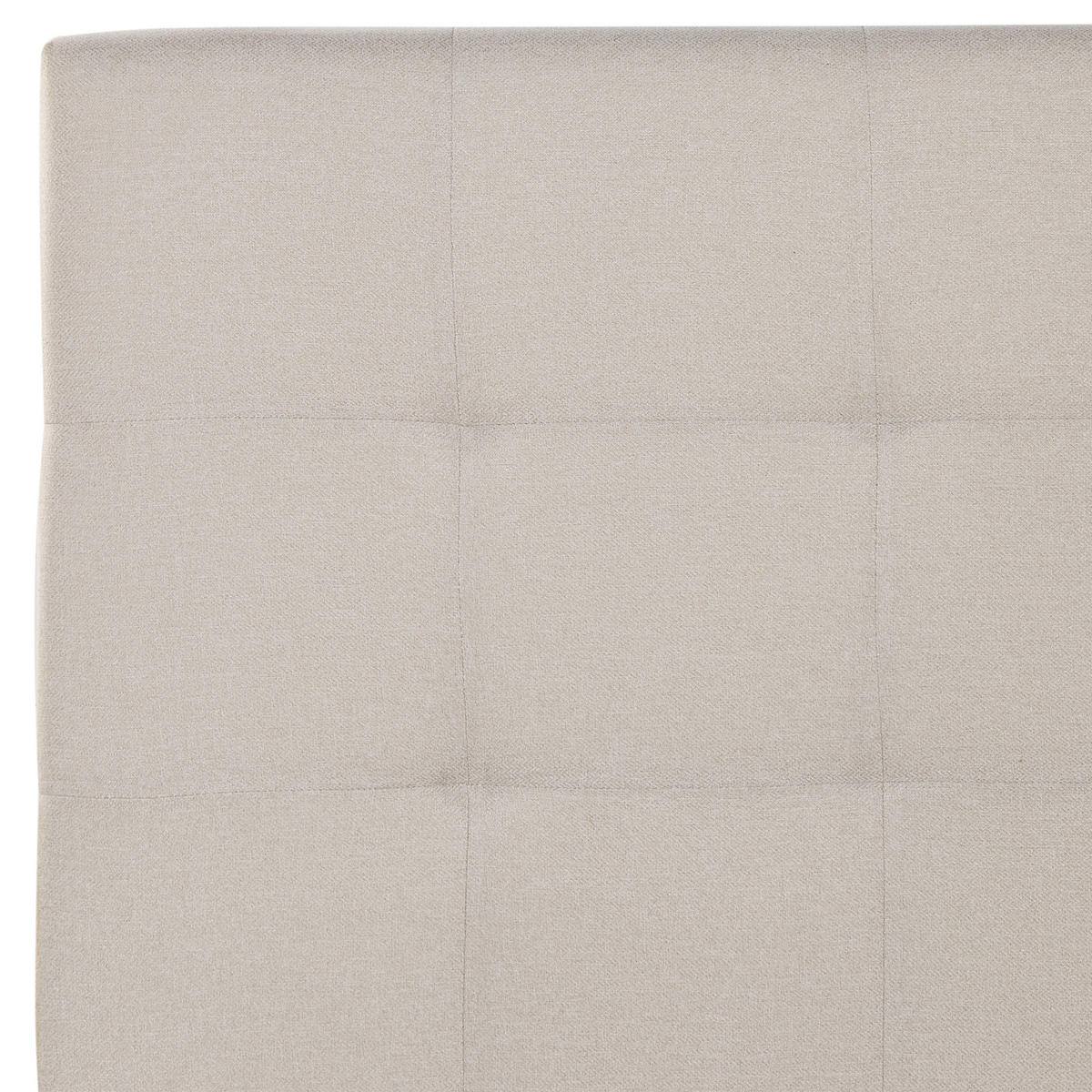 BETT mit Stauraum 180/200 cm Stoff Beige Lorient - Beige, Textil (180/200cm) - Beliani