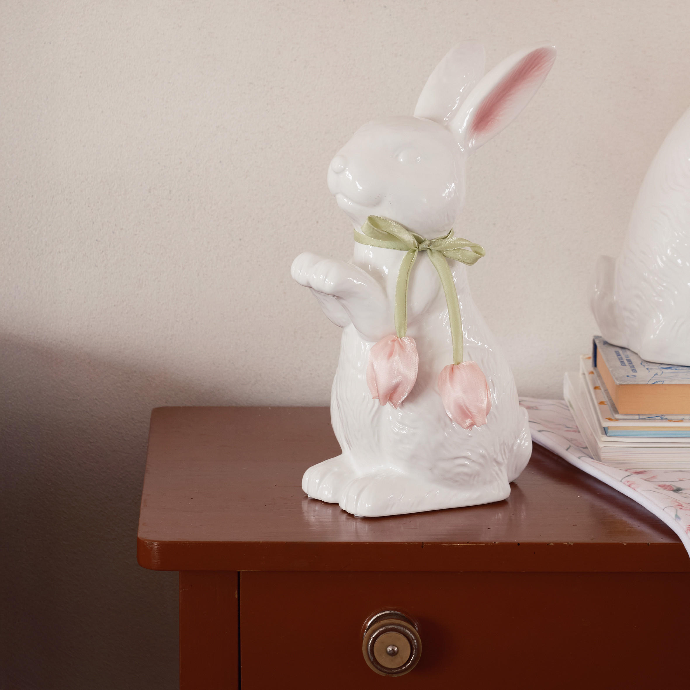 DEKOFIGUR Bunniti - Weiß, Keramik (13/30/17cm) - home&you