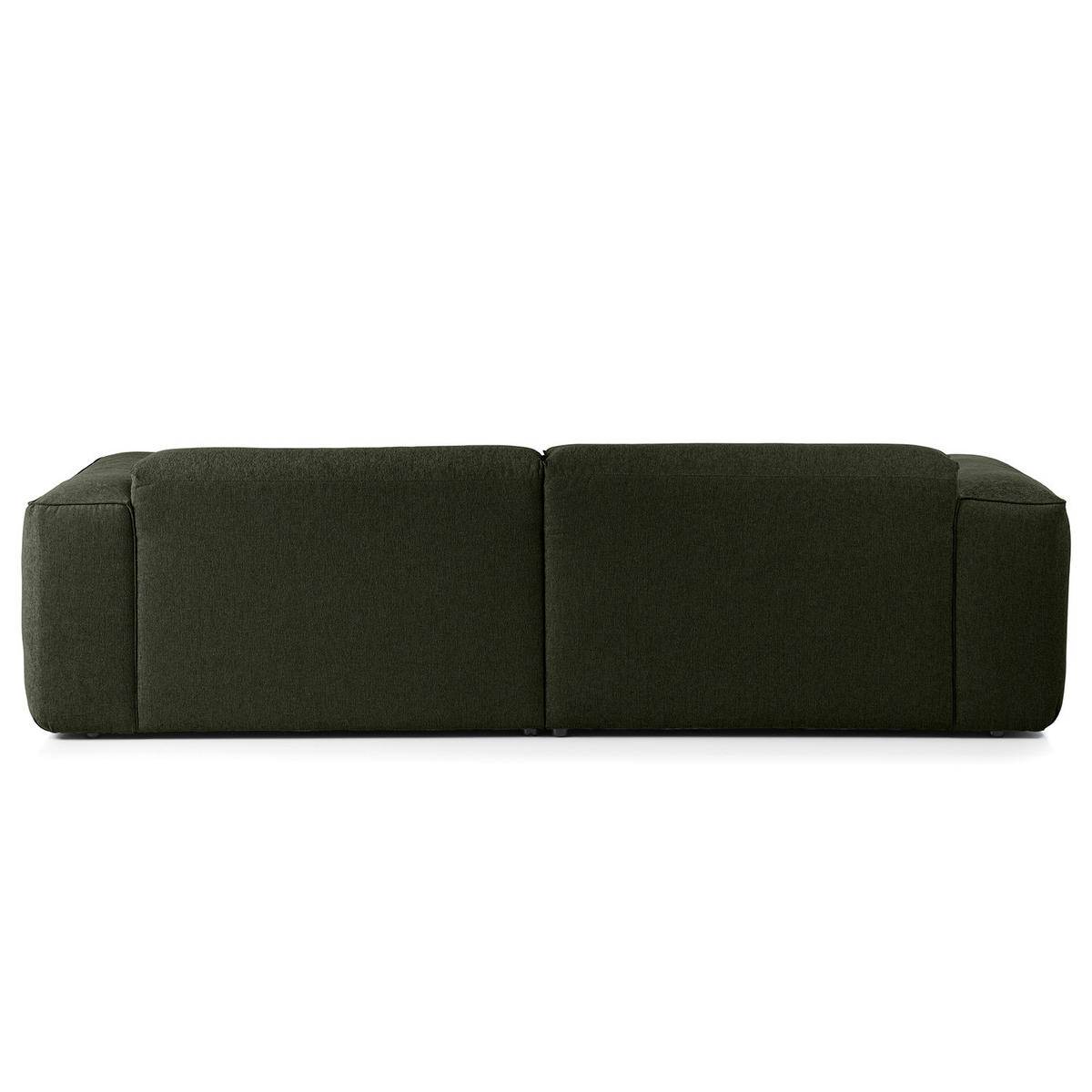 1,5-SITZER ECKSOFA mit Longchair - Schwarz/Grau, Kunststoff/Textil (260/173cm) - home24
