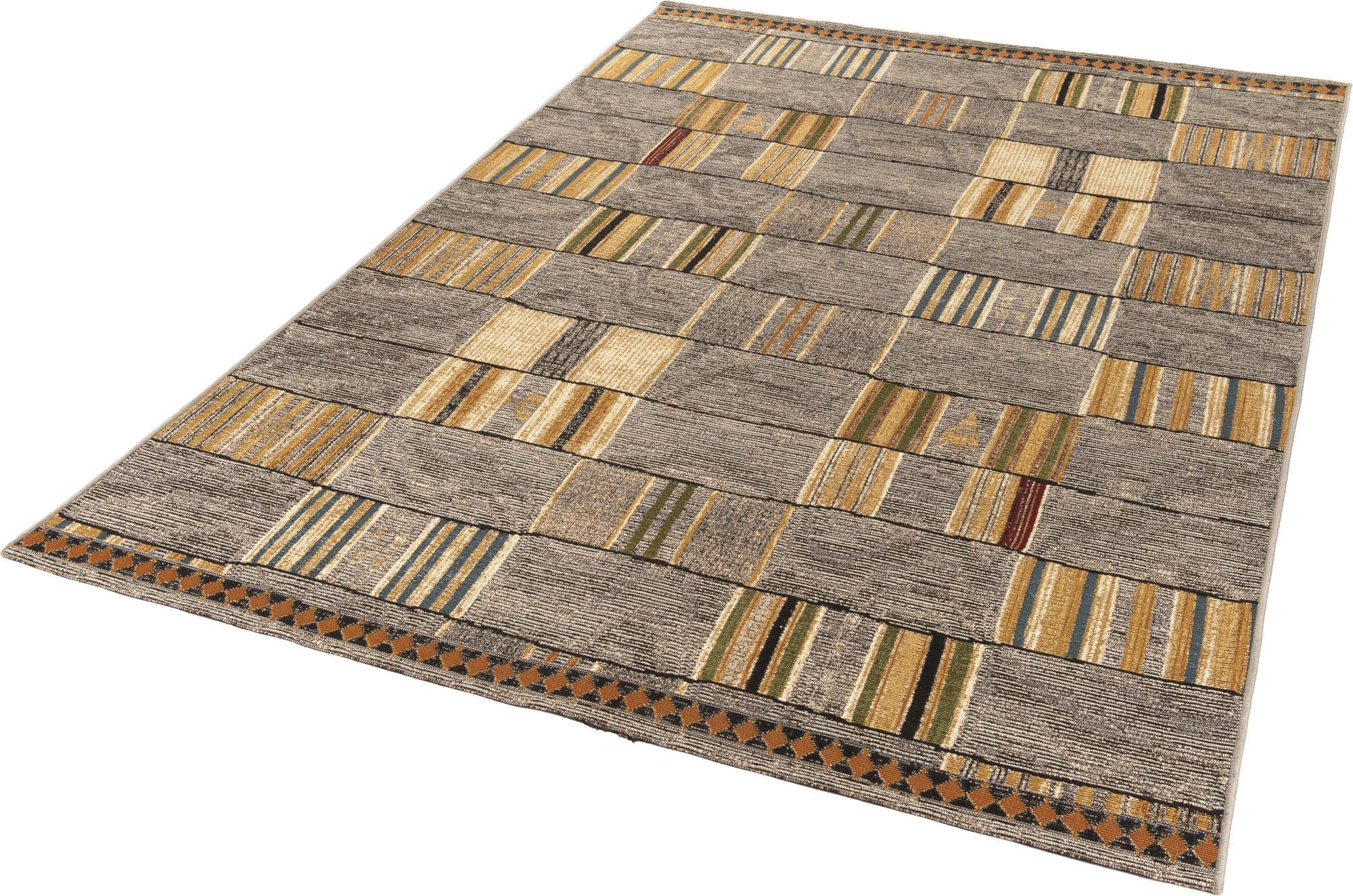 OUTDOORTEPPICH Aurora 80x165 cm - Grau, Textil (80/165cm) - Gino Falcone