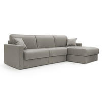 ECKSOFA LINKS Chris - Taupe, Textil (268/96cm) - Divani.store