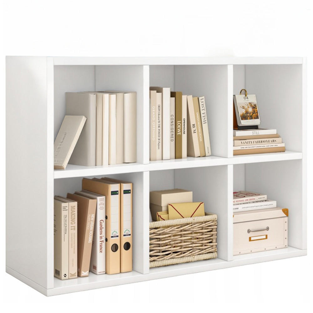 XXXLutz Bücherregal, Weiß 90x60x30 cm