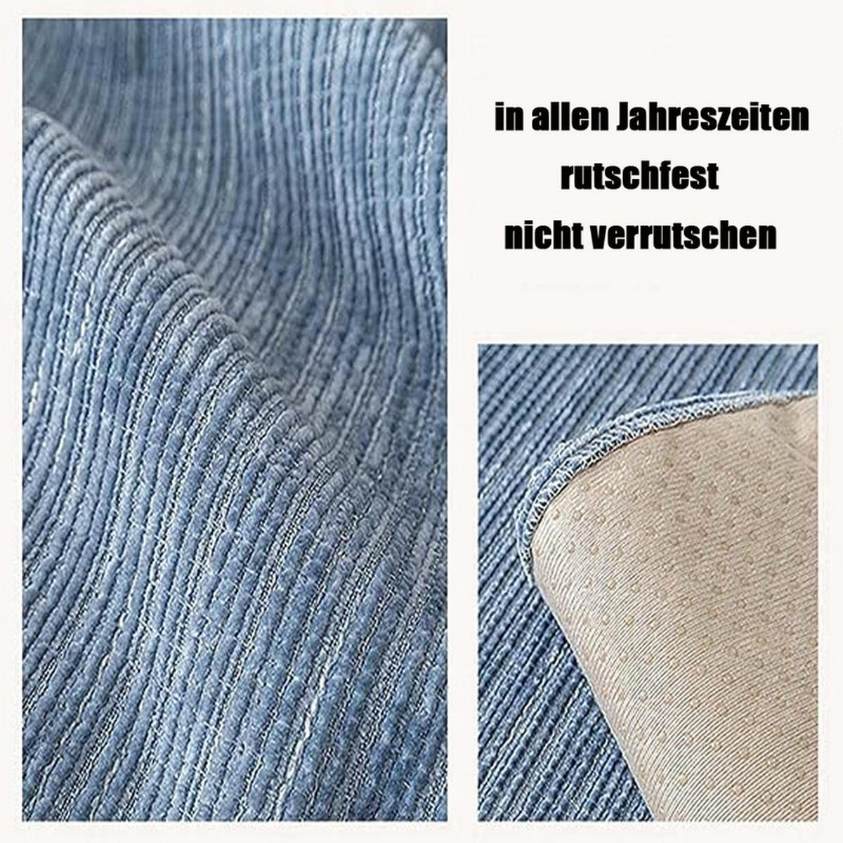 SOFAÜBERWURF Blau 1 Stück - Blau, Textil (70/150cm) - OBOSOE