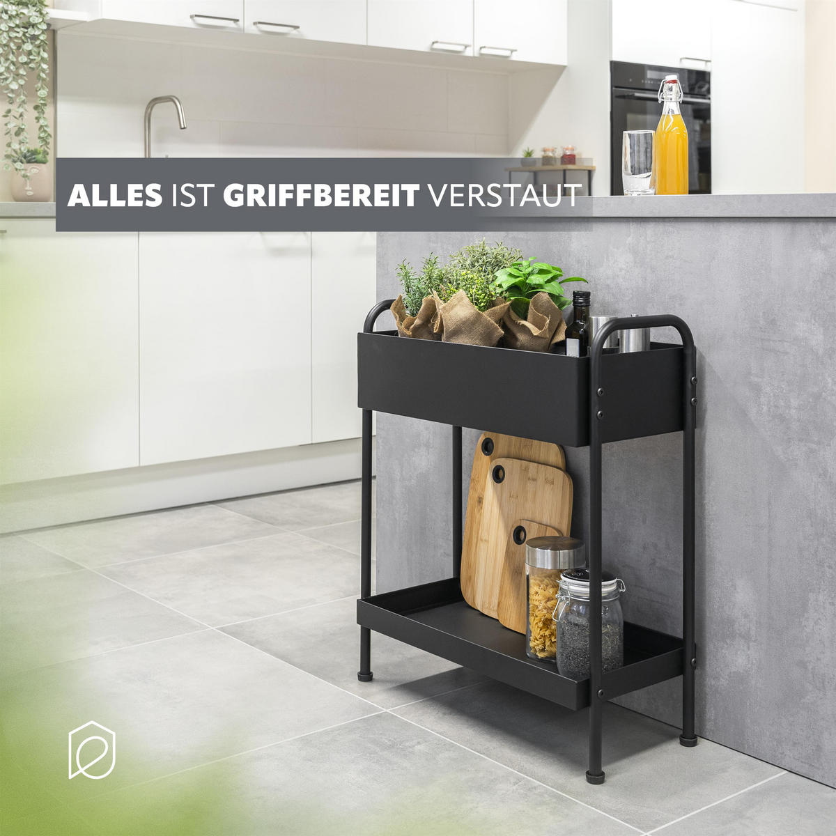 PFLANZENSTÄNDER, schwarz - Schwarz, Metall (29/60/72cm) - eluno