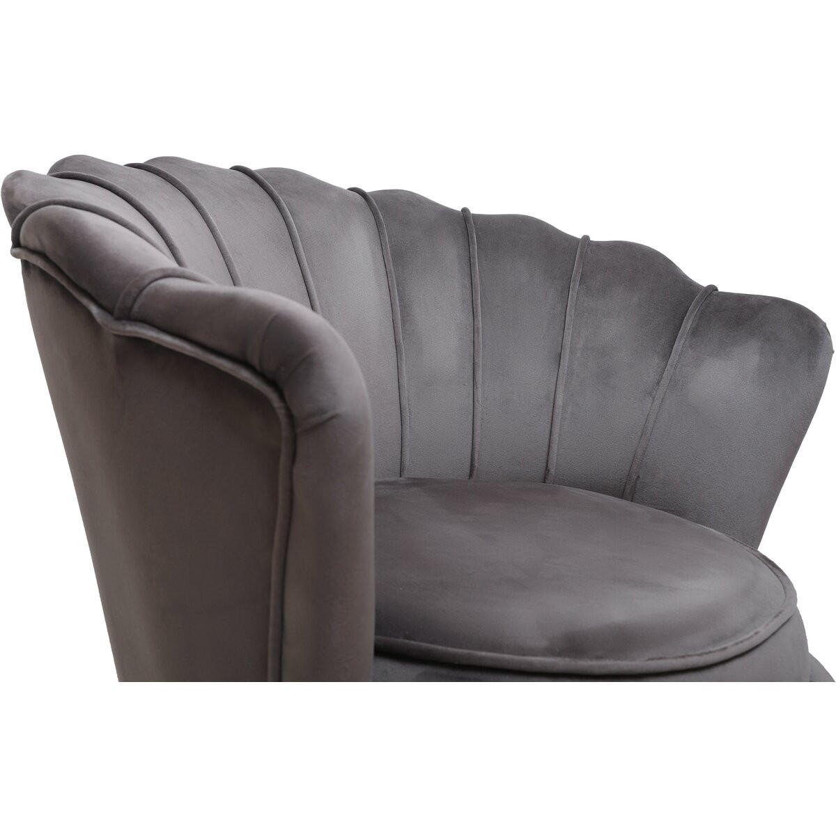 SESSEL - "Floria" - 75 x 68 x 77,5 cm - Grau - Grau, Textil (68/77.5/75cm) - Habitat Garten