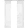 VORHANG 2ER SET HxB 245x60 cm Weiß - Weiß, Textil (60/245cm) - Gardinenbox