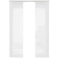 VORHANG 2ER SET HxB 245x60 cm Weiß - Weiß, Textil (60/245cm) - Gardinenbox