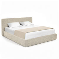 POLSTERBETT - Beige, Textil (140/200cm) - home24