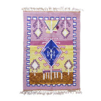 BERBERTEPPICH aus reiner Wolle 150x 216 cm - Multicolor, Naturmaterialien (150/216cm) - AFK Living