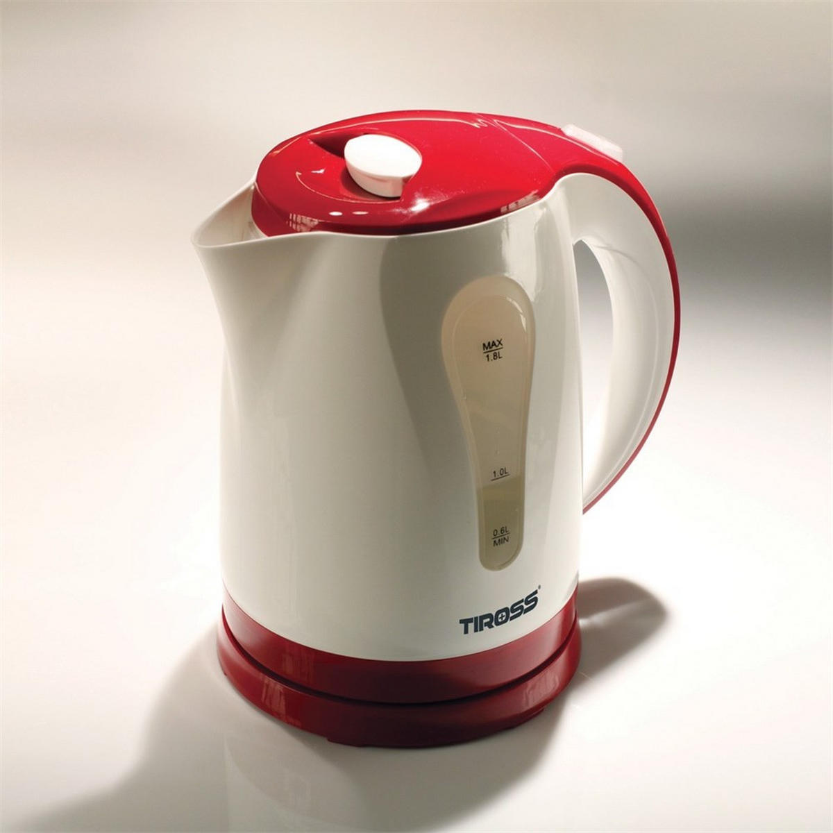 WASSERKOCHER ELEKTRISCH Weiß 16/16/23 cm TS1355 - Weiß, Metall (16/23/16cm) - Tiross 