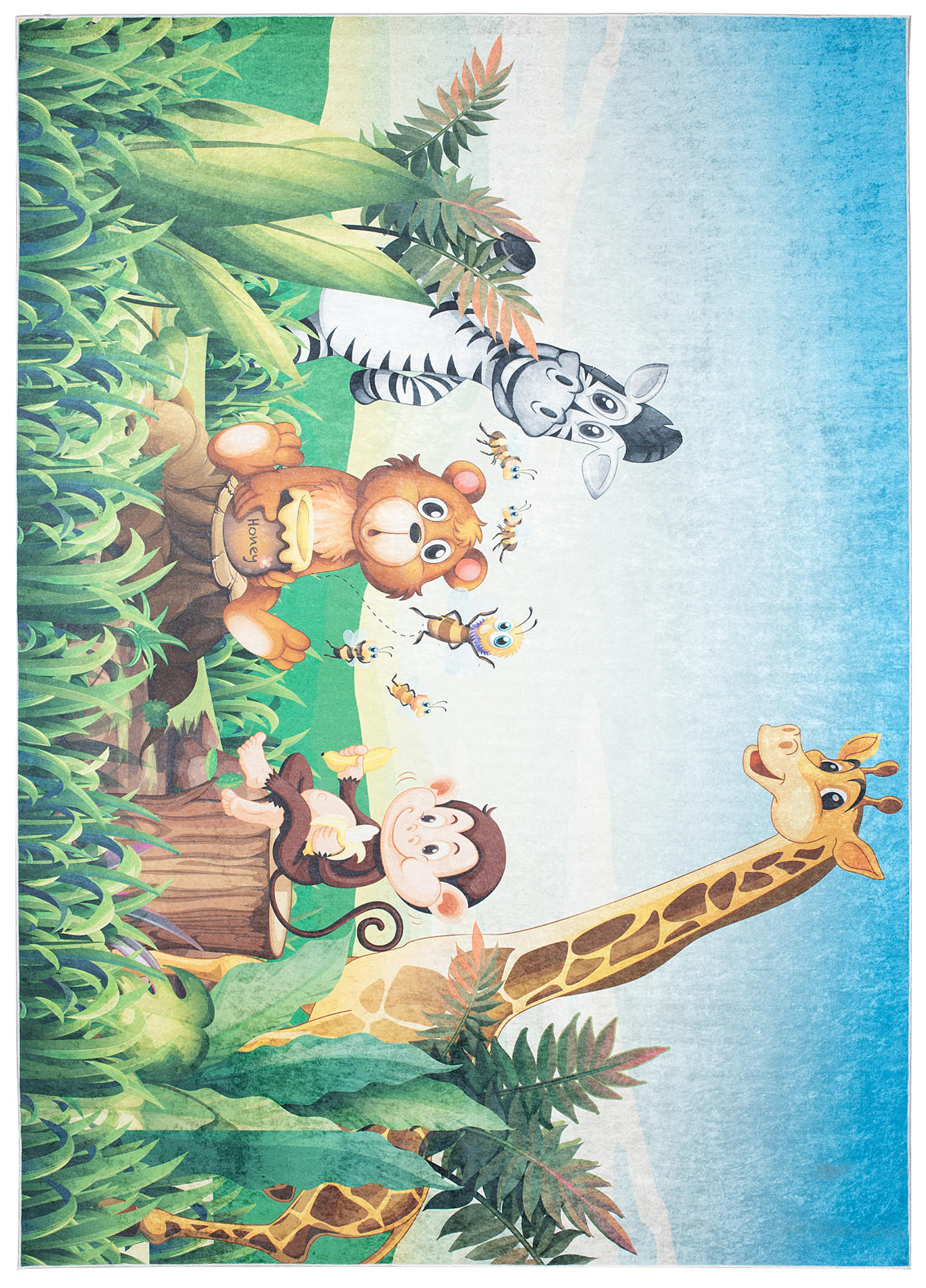 TEPPICH EMMA Grün 140/200 cm - Grün, Kunststoff (140/200cm) - Tapiso