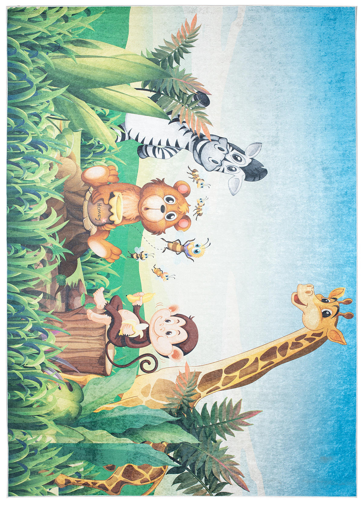 TEPPICH EMMA Grün 140/200 cm - Grün, Kunststoff (140/200cm) - Tapiso