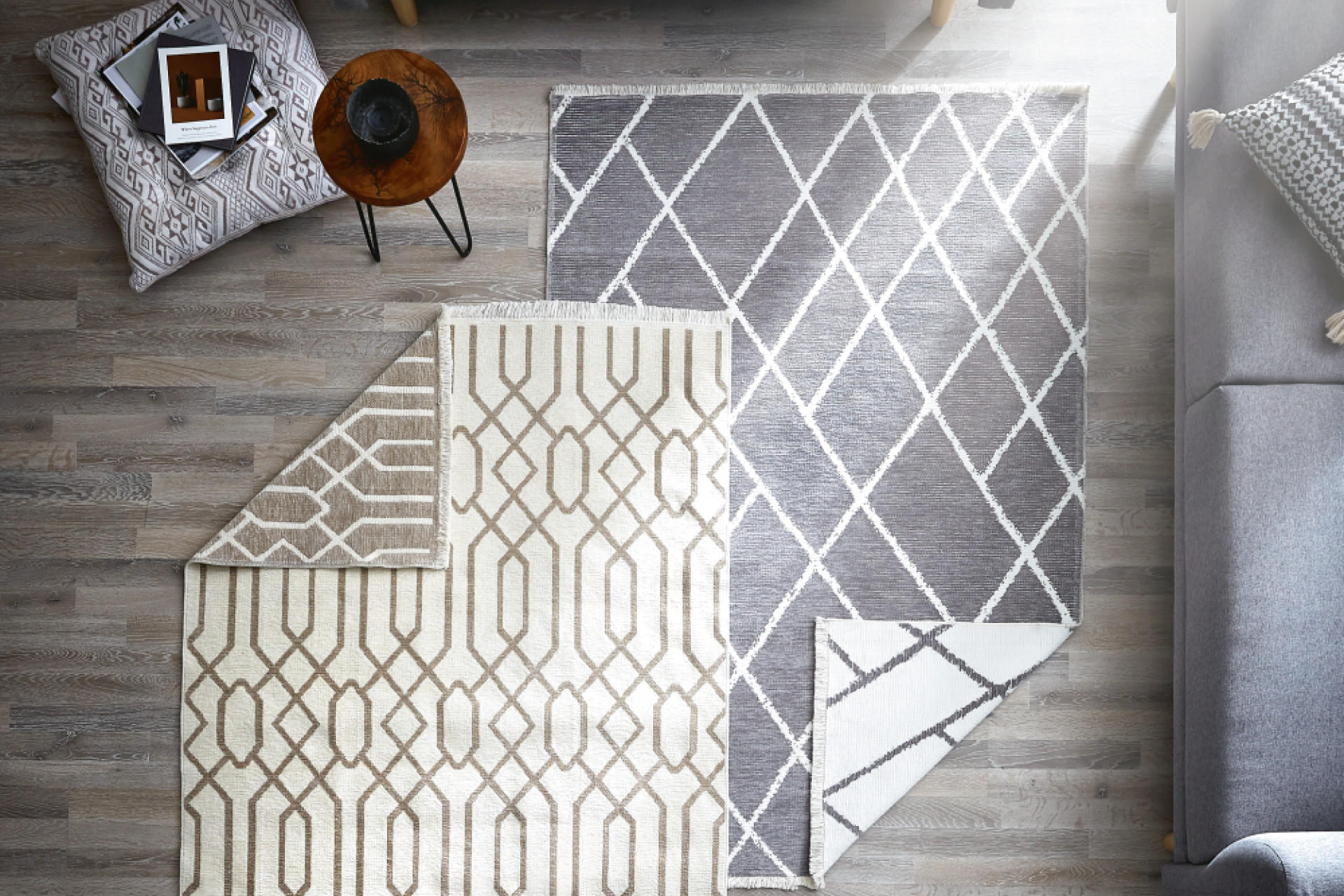 Teppiche mit geometrischen Mustern
