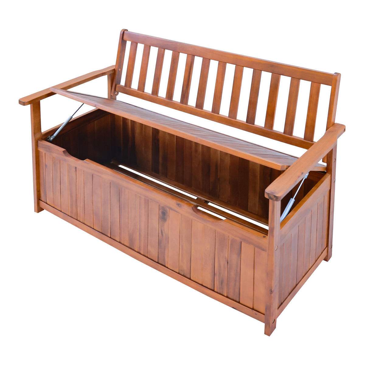 GARTENBANK Avezzano - Akaziefarben, Holz (60/88/130cm) - [en.casa]