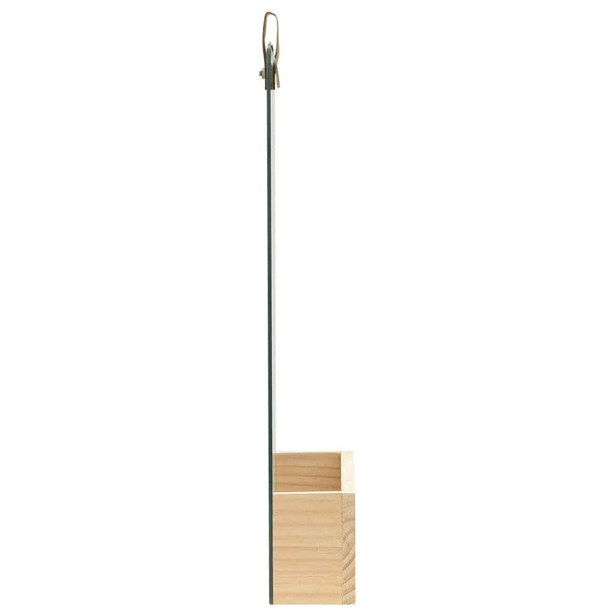 WANDSPIEGEL Kiefer Massivholz 23x39,5 cm - Braun, Holz (23/39.5/23cm) - furnicato