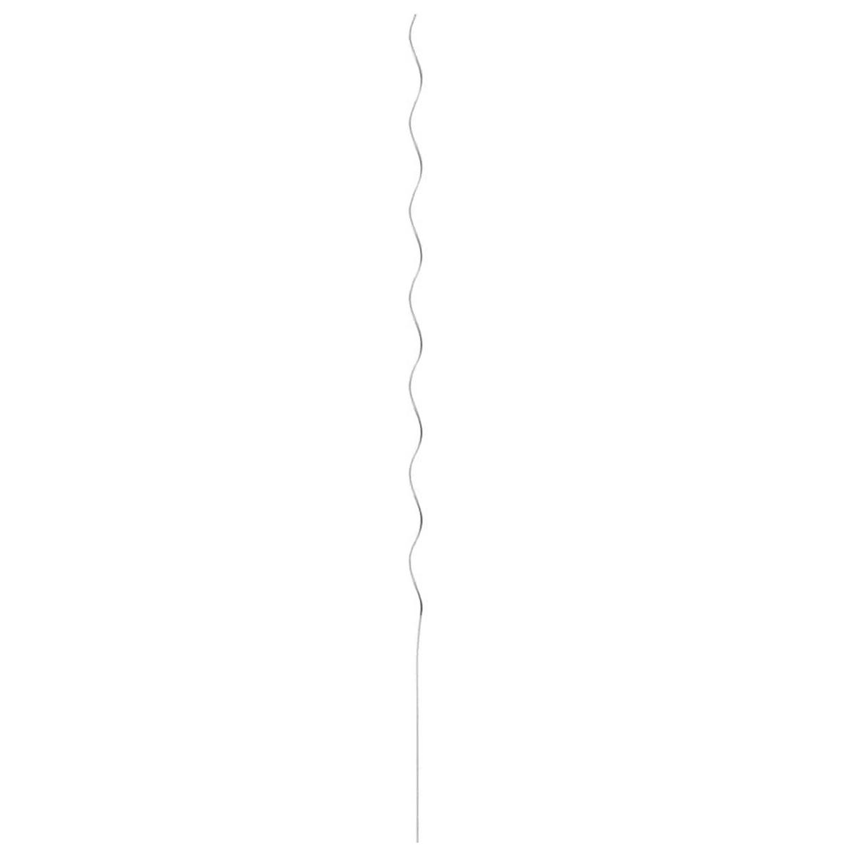 TOMATEN-SPIRALSTÄBE 50 Stk. 170 Cm Verzinkter Stahl - Silberfarben, Metall (0.6/170cm) - vidaXL