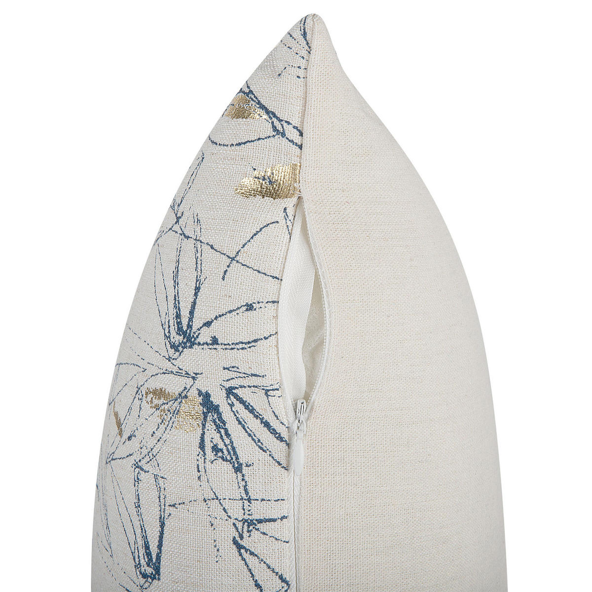 DEKOKISSEN 2er-Set Beige 45/45 cm Arbor - Beige, Textil (45/45cm) - Beliani