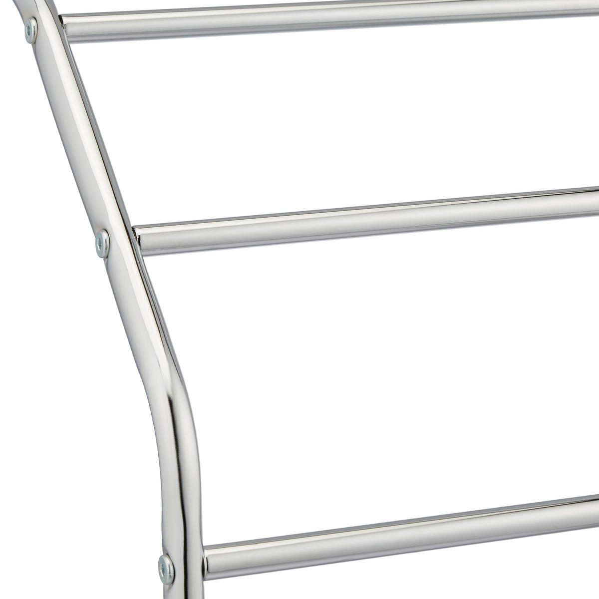 HANDTUCHSTÄNDER - Silberfarben, Kunststoff/Metall (57.5/83.5/25.5cm) - Relaxdays