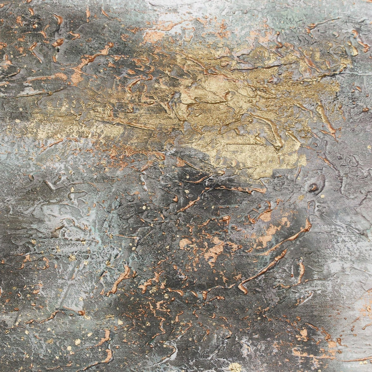 GEMÄLDE Ruhe vorm Sturm auf Keilrahmen 160x80 cm - Grün, Holz (160/80cm) - YS-art gallery
