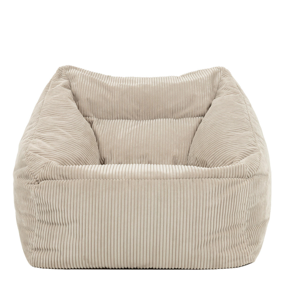 SITZSACK Cord Sessel Natalia - Beige, Textil (97/73/84cm) - icon