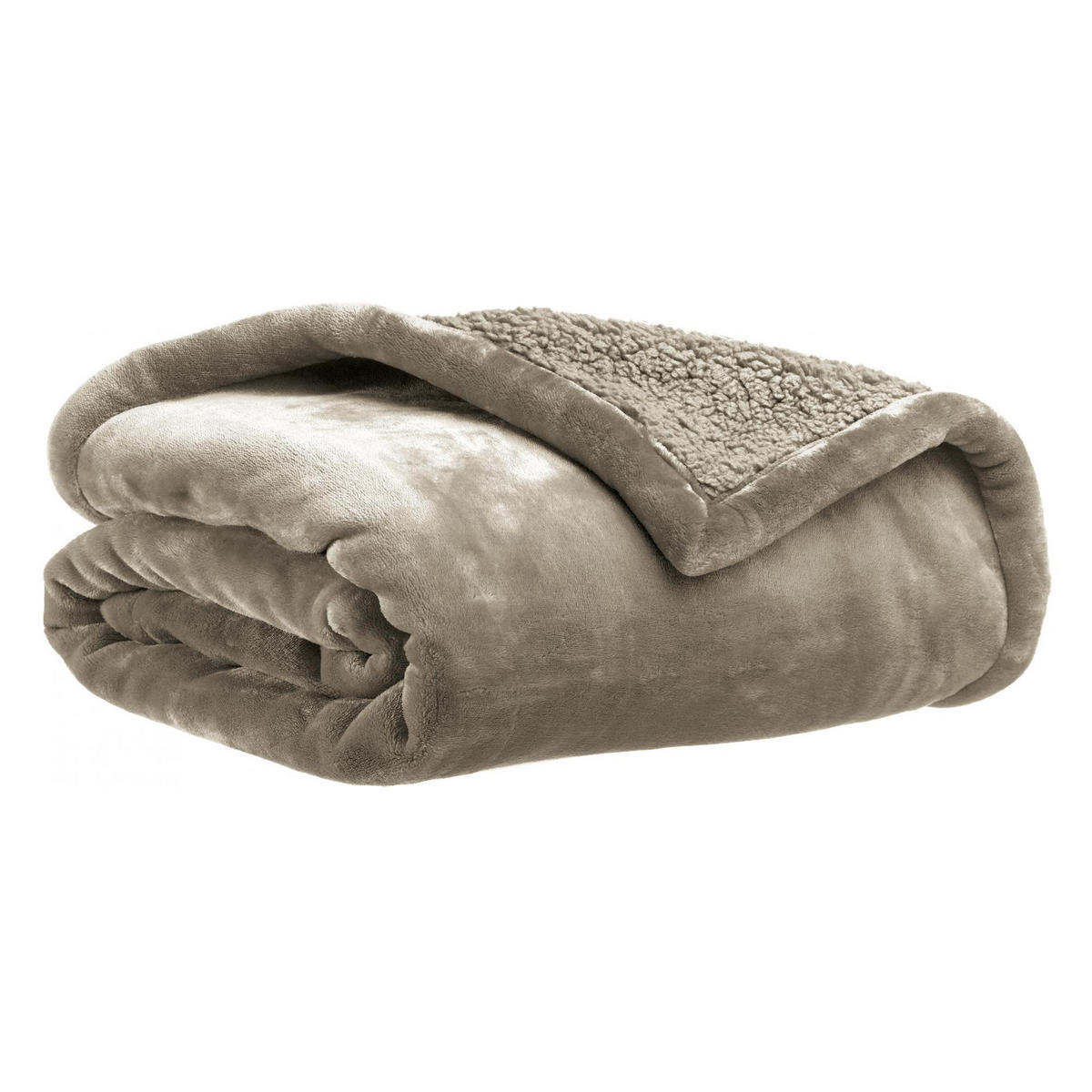 BETTÜBERWURF Michka kieselsteingrau 240 x 220 cm - Grau, Textil (220/240cm) - Vivaraise