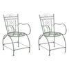 GARTENSTÜHLE Sheen - 2er Set - antik-grün - Grün, Metall (48/48/88cm) - TPFGarden
